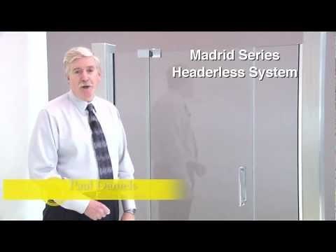 CRL Madrid Series Frameless Shower Door Hardware