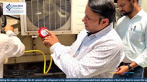 To check for AC leaks, wear protective gear, turn off the engine, and inspect system components for oil residue. Use an electronic leak detector or UV dye method to identify leaks. Repair any leaks promptly to prevent refrigerant loss and damage. Recharge the system to manufacturer's specifications after repairs. #airconditioning #hvac #heating #hvaclife #airconditioner #hvacservice #ac #cooling #hvactechnician #hvactech #heatingandcooling #hvacrepair #hvacinstall #refrigeration #hvacr #maintena