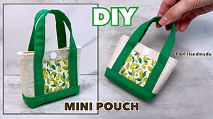8.1K views · 128 reactions | Diy Mini Pouch Sewing Tutorial❤ | P&K Handmade | Facebook