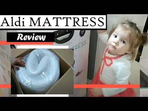 Aldi Mattress Review!! $250 Huntington Home 10" Memory Foam Mattress-In-A-Box