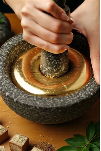 Golden Liquid Grinding | Super Satisfying Short 🤩✨