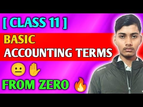 Basic Accounting Terms – Complete Chapter Explained 🔥from Zero 🚀| Full Concept in Hinglish