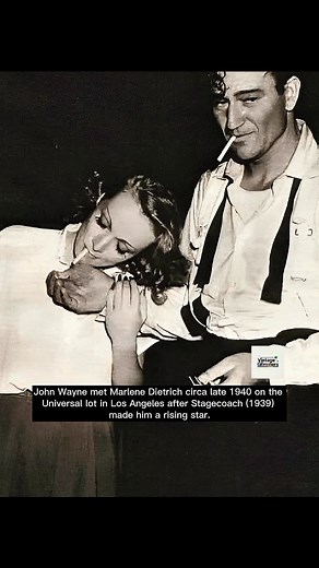 John Wayne met Marlene Dietrich circa late 1940 on the Universal lot in Los Angeles after Stagecoach (1939) made him a rising star. Dietrich, already famous from Berlin cabarets and Morocco (1930), pursued him boldly. Their affair unfolded quietly across Hollywood restaurants and studio dressing rooms. They filmed Seven Sinners (1940), The Spoilers (1942), and Pittsburgh (1942). The chemistry was real. Wayne stayed stateside during World War II, citing film commitments in California, while Dietr