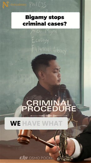 Ever heard of a 'prejudicial question'? It's when a civil matter is so tied to a criminal case that the criminal case must pause. Think bigamy: if the first marriage's validity is in question, the bigamy case stops until that civil issue is settled. The civil decision dictates if the crime even happened. #LegalTerms #CivilLaw #CriminalLaw #CourtProcedure #Bigamy | Atty. Alman-Najar Namla