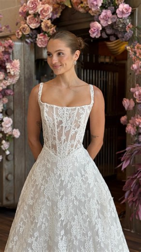 Ava Laurenne Bride on Instagram: "From an elegant boat neck with a romantic low back, to a corded Alençon lace aline with a square neckline — both of these wedding gowns exude elegance and bridal beauty. Which would you choose?🤍 • • • follow @avalaurennebride www.avalaurennebride.com #weddingdress #weddingdressinspiration #bridalshop #weddinginspiration #weddingdresses #bridegoals #boatneck #laceweddingdress"