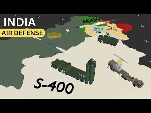 S 400 India's Air Defense System Working - 3D Animation