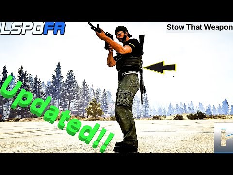 How To Install Stow The Weapon! | Updated Mod! | #criminaljusticeyoutube