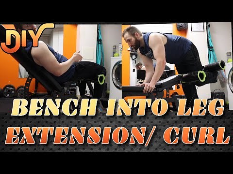Turn Your Bench Into A Cable Leg Extension/Leg Curl Machine