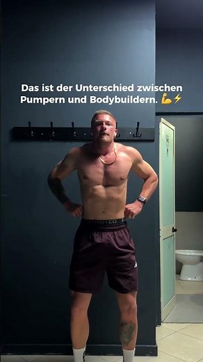 Das ist der Unterschied zwischen Pumpern und Bodybuildern. 💪⚡️