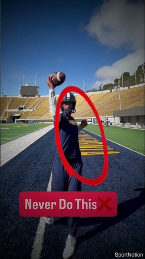 FIX Your QB Mechanics Instantly! 🎯🏈 #Quarterback #footballshorts