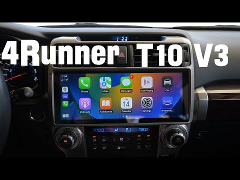 T10 V3 4Runner Head Unit Review - Apple Carplay for 4Runner