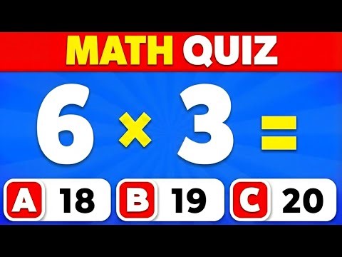 Can You Solve This Math Quiz...? ➕➖✖️ | Easy, Medium, Hard, Expert | Foxy Guess