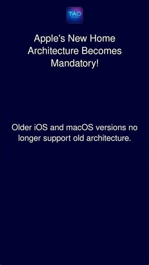 Apple's New Home Architecture Becomes Mandatory!