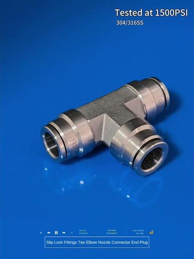 High pressure misting system nozzles and fittings, 70 bar/1000psi, 304/316 stainless steel