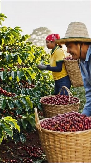 This is how coffee is mass produced 🤯 #coffee #factory #process