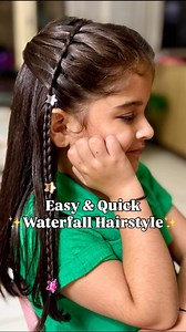 Quick and easy waterfall hack ✨❤️ #hairstyle | Niti Malik