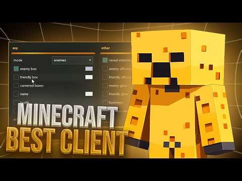 Minecraft Mod Menu | Auto Bridge & Tower | Anti-Fall & Step | No Hit Cooldown | 2026
