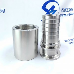 [Hot Item] Hydraulic Sanitary Stainless Steel CF8/CF8m Bathroom Clamped Hose Pipe Fitting with Sleeve