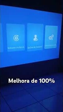 Como melhorar 100% a imagem do projetor hy300 e destravar o modo desenvolvedor #hy300