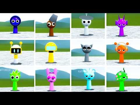 ALL SPRUNKI POWER COMPARISON IN GARRY’S MOD – MONSTER BATTLE! Who Is The Strongest?#garrysmod #gmod