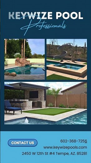 Custom Pool Builders in Arizona by Keywize Pools