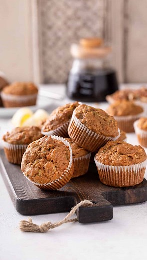 46 reactions · 14 shares | What’s the story, morning glory? These morning glory muffins are moist and delicious and secretly packed with fruits and veggies - but they’re so good that even my veggie-hating kid inhaled them without thinking twice! Yeah, that’s a win. Head to the link in my bio for the recipe. #morningglorymuffins #muffinrecipe #breakfastrecipes #breakfastrecipe | My Baking Addiction | Facebook