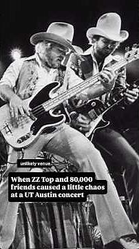When ZZ Top and 80,000 friends caused a little chaos at a UT Austin concert