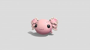 3D Low Poly Axolotl - 3D model by RauleteXD