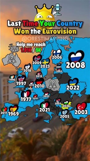 🕥🏆🎤 #country #europe #map #mapping #geography #countries #countryballs #eurovision