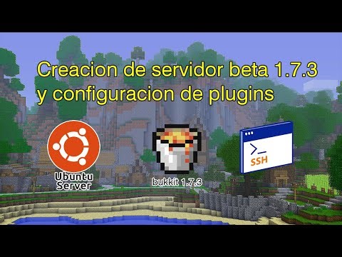 Creación de servidor de Minecraft Beta 1.7.3 y configuración de plugins en Ubuntu Server 20.04