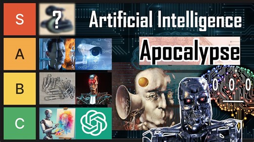 Artificial intelligence apocalypse tier list