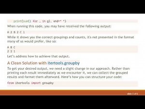 Mastering itertools.groupby in Python