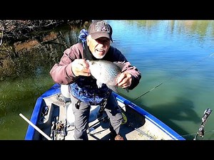 Catching Jumbo Crappie Using Garmin Clear View