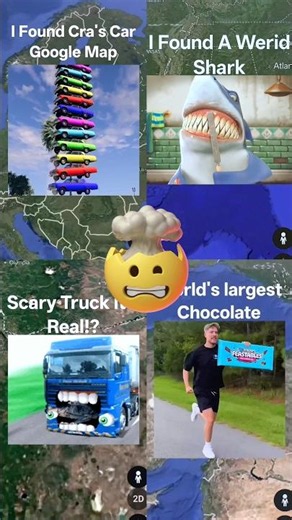🤯🧐Four Most Popular New V's Old Real Place In Google Earth 🌎#shorts #reels #trending #viral #map