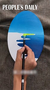 44K views · 549 reactions | How to create wonderful paintings with help of split paper. #art | People's Daily, China | Facebook