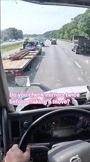 4K POV Truck Driving USA | Passing a Semi Truck on Highway | Relaxing Road Vibes #shorts