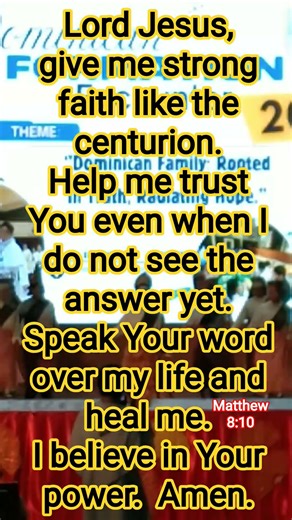 When You Believe, Miracles Happen 🌿🙏✨ - Matthew 8:5–11