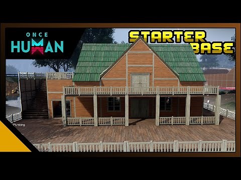 Once Human: Starter Base With Garage (Build Guide)