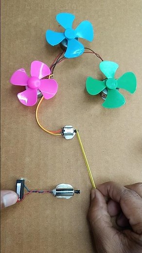 World's Smallest Dynamo Powers 3-DC Fan #DIYProject #innovation #project