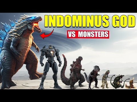 Indominus Godzilla vs Giant Monsters | 3D Monster Size Comparison 2026