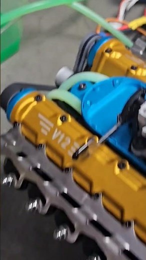 MINI V12 50CC ENGINE WITH ELECTRONIC IGNITION