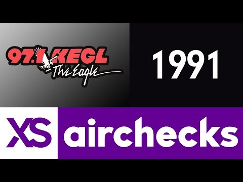 "97.1 The Eagle" KEGL Dallas, Texas - August 1991