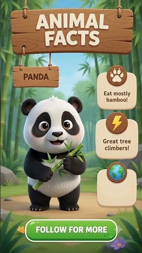 🐼 Amazing PANDA Facts for Kids! | Animal Facts