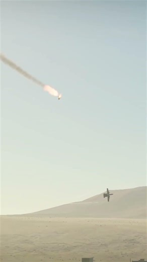 Jet Missile Impact Brings Down the Target Building