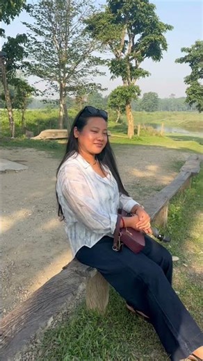 Creating my own sunshine ☀️🫶🏻 #fypシ゚viral #love #naturelovers #chitwan