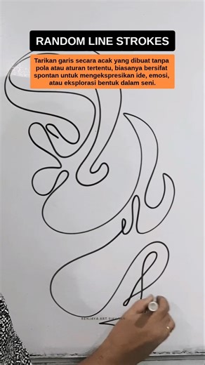 RANDOM LINE STROKES || Coretan Bebas #art #artist #illustration #lines