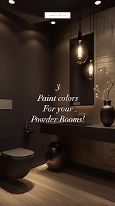 Interiors by Identity Design | Custom builds & Remodeling | Powder rooms are the perfect space to experiment with bold, moody hues, and these 3 paint colors make a statement like no other🤩👇... | Instagram