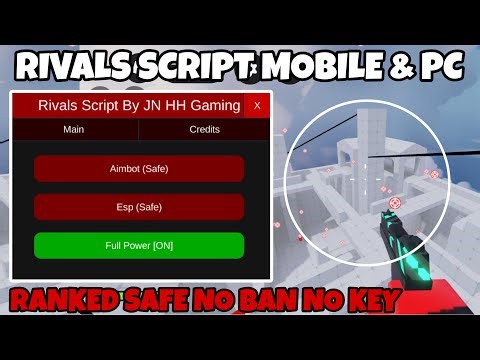 Rivals Script - NO KEY | Aimbot, Esp, Auto Win, Speed, Ranked Safe | MOBILE & PC | NO BAN 🎯
