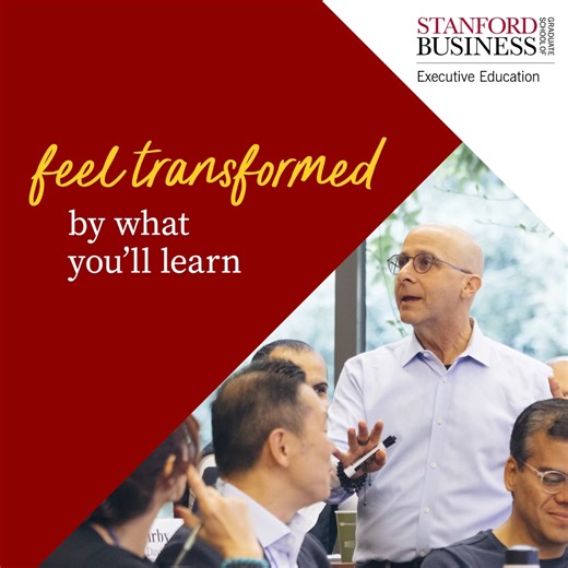 Stanford is at the forefront of innovation, bringing together global leaders and top faculty. Experience transformative learning and powerful connections that shape your impact. | Stanford Graduate School of Business