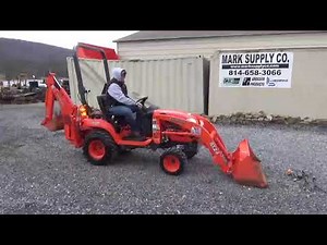 2008 Kubota BX24 Sub Compact Tractor Loader Backhoe 4X4 Kubota Diesel For Sale Mark Supply Co